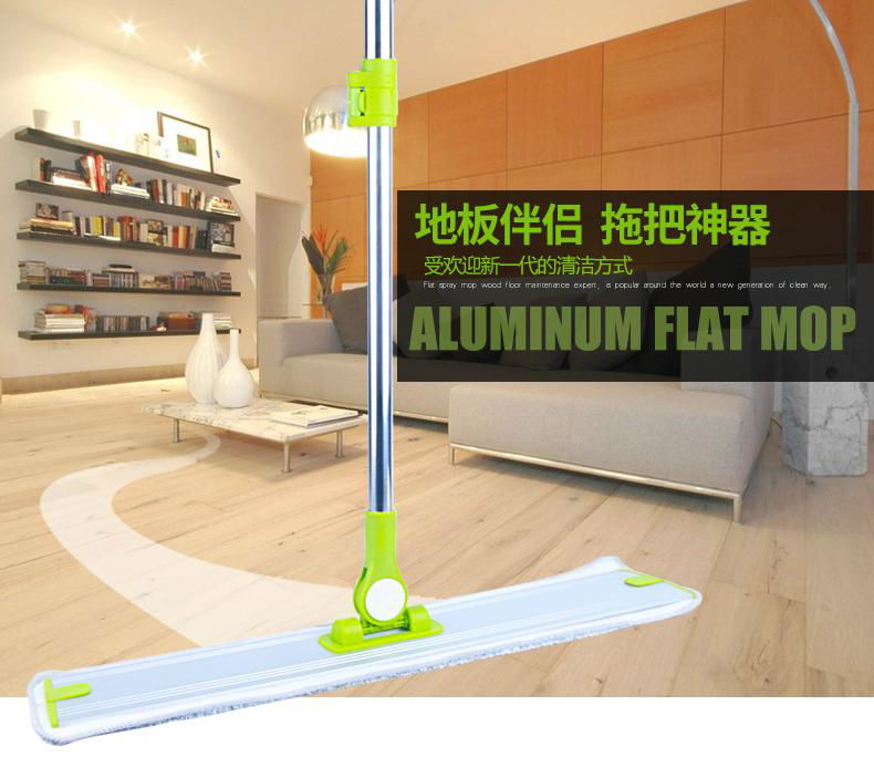 360 SPIN SWIVEL ALUMINUM PLATE FLAT MOP 2