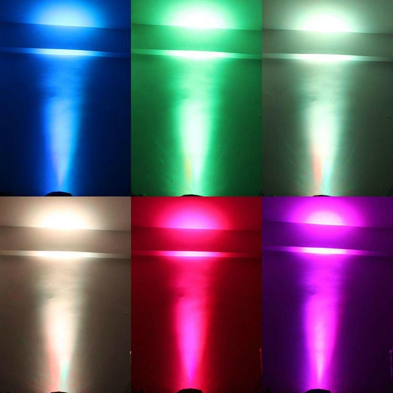 18pcs* 1w RGB Slim Flat LED Par 5