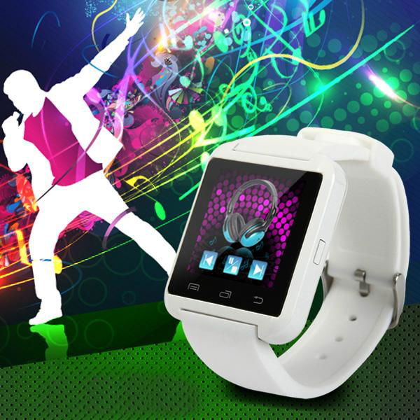 Cheap android touch screen u80 U8 smart watch  5