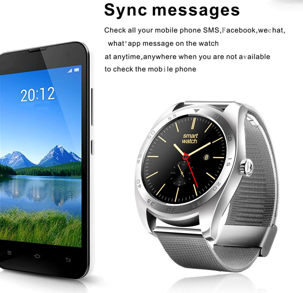  New smartwatch heart rate monitor smart watch phone k8 3