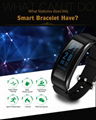 Fitness tracker Smartband Heart Rate Swimming Monitor band IP67 Waterproof  3