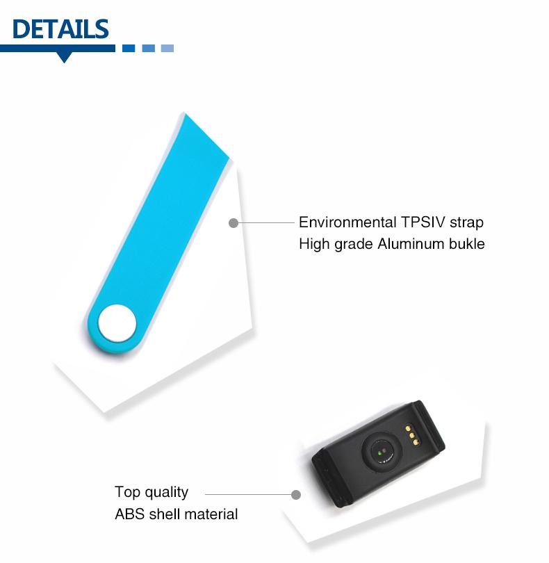 heart rate monitor smart band bracelet with altimeter,barameter,thermometer 4