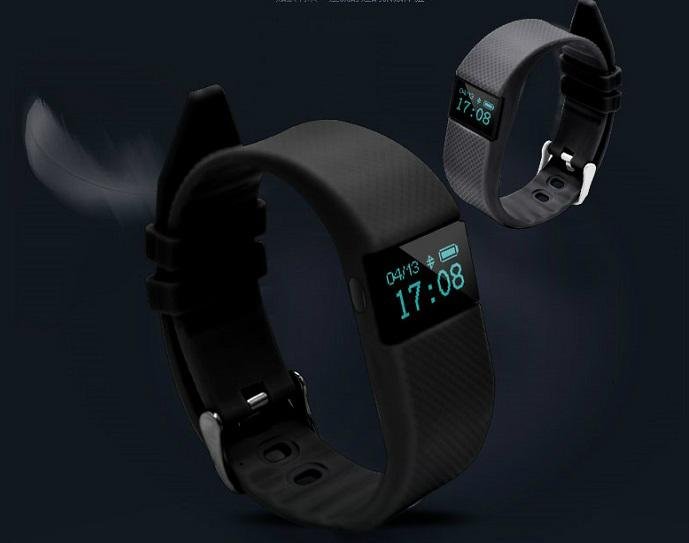 TW64S Smart Bracelet Heart Rate Monitor and Pulse tracker Pedometer wristband