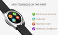 heart rate monitor bluetooth smart watch n2 syn iphone and android phone 6