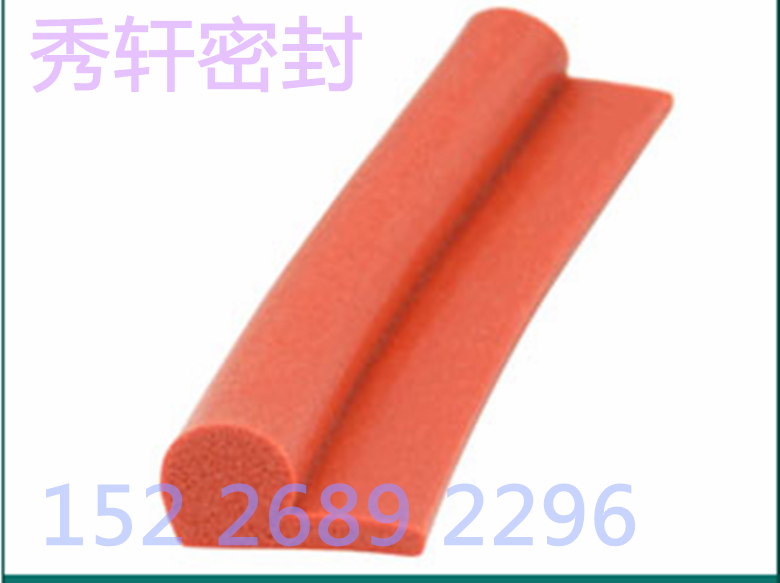 ·供應綠色90度硅膠密實密封條 2