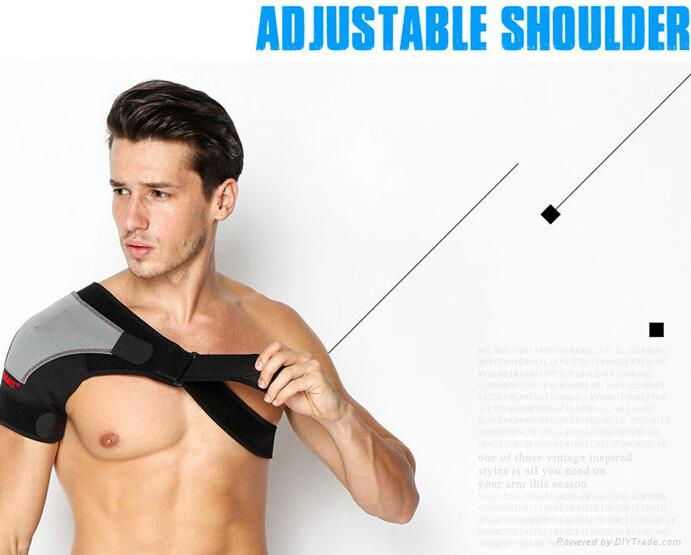 Neoprene Elastic Adjustable Shoulder Support And Back Belt 3