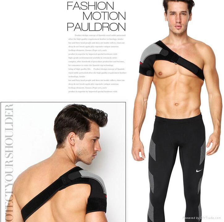 Online Shopping Elastic Back Support Brace With Shoulder Belt 2