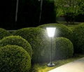 Wholesale Garden Decoration Plastic Round Led Solar Light 6000K Pure White 3