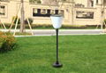 Wholesale Garden Decoration Plastic Round Led Solar Light 6000K Pure White 5