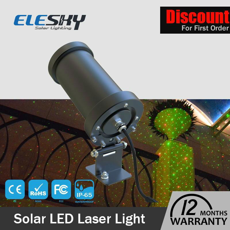 New arrival high quality low voltage CE RoHS solar laser light for garden