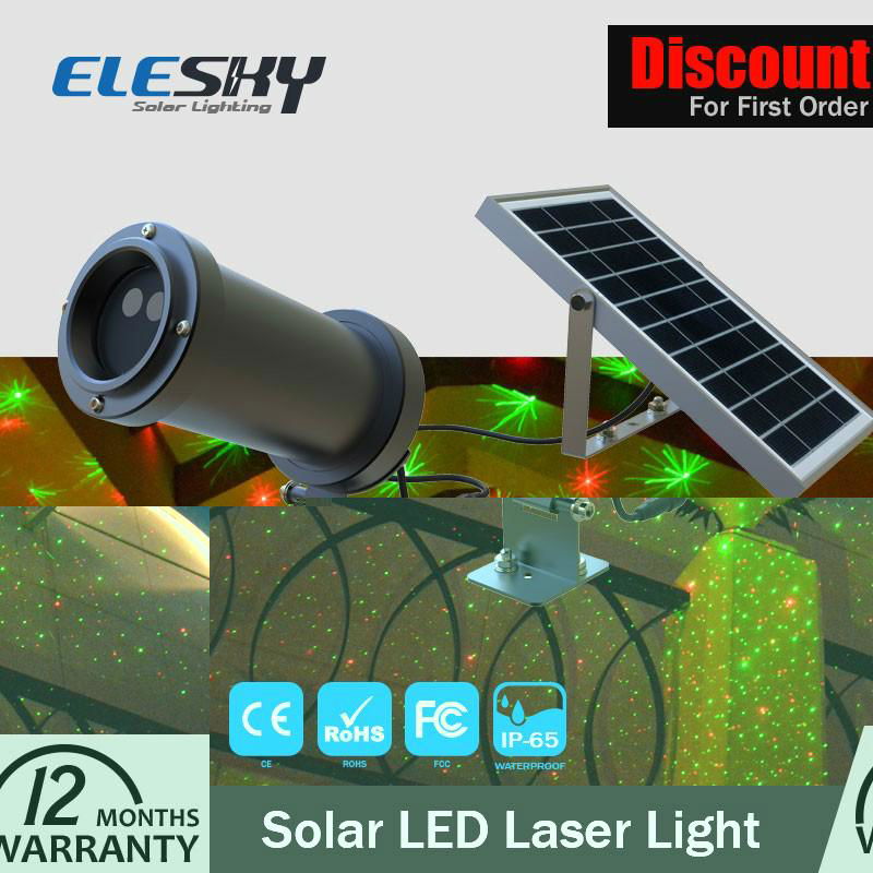 New arrival high quality low voltage CE RoHS solar laser light for garden 2