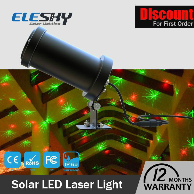 New arrival high quality low voltage CE RoHS solar laser light for garden 3
