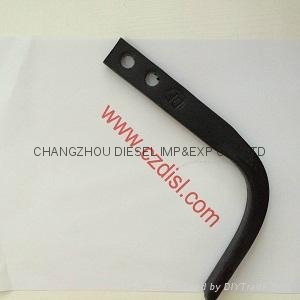 Agriculture cultivator power rotary tiller blade for farm machine