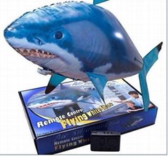 Air swimming fish remote control flying shark 