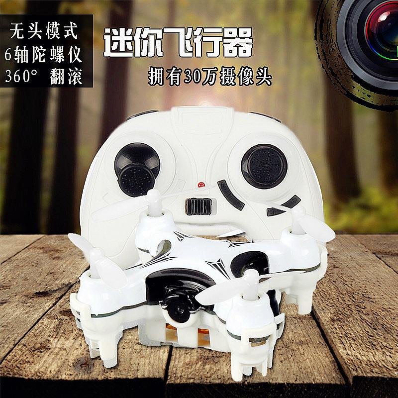 Mini Rc Helicopter Plane Drone Quadcopter With 0.3mp Camera 2.4G 4CH 6 Axis Dron 4