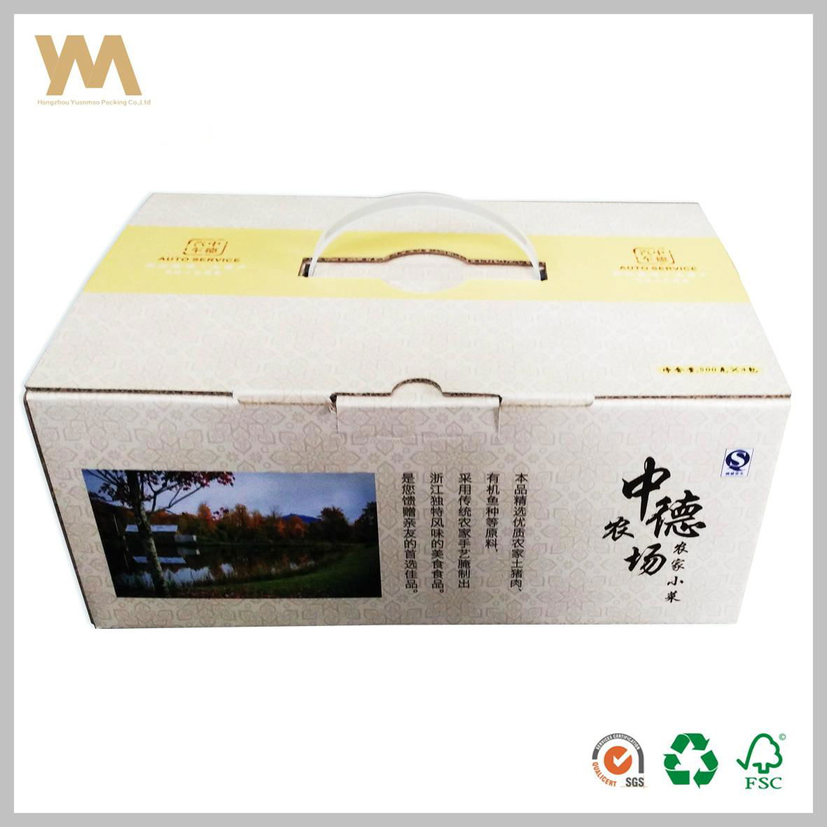 Accept Custom Order Corrugated Box for Food