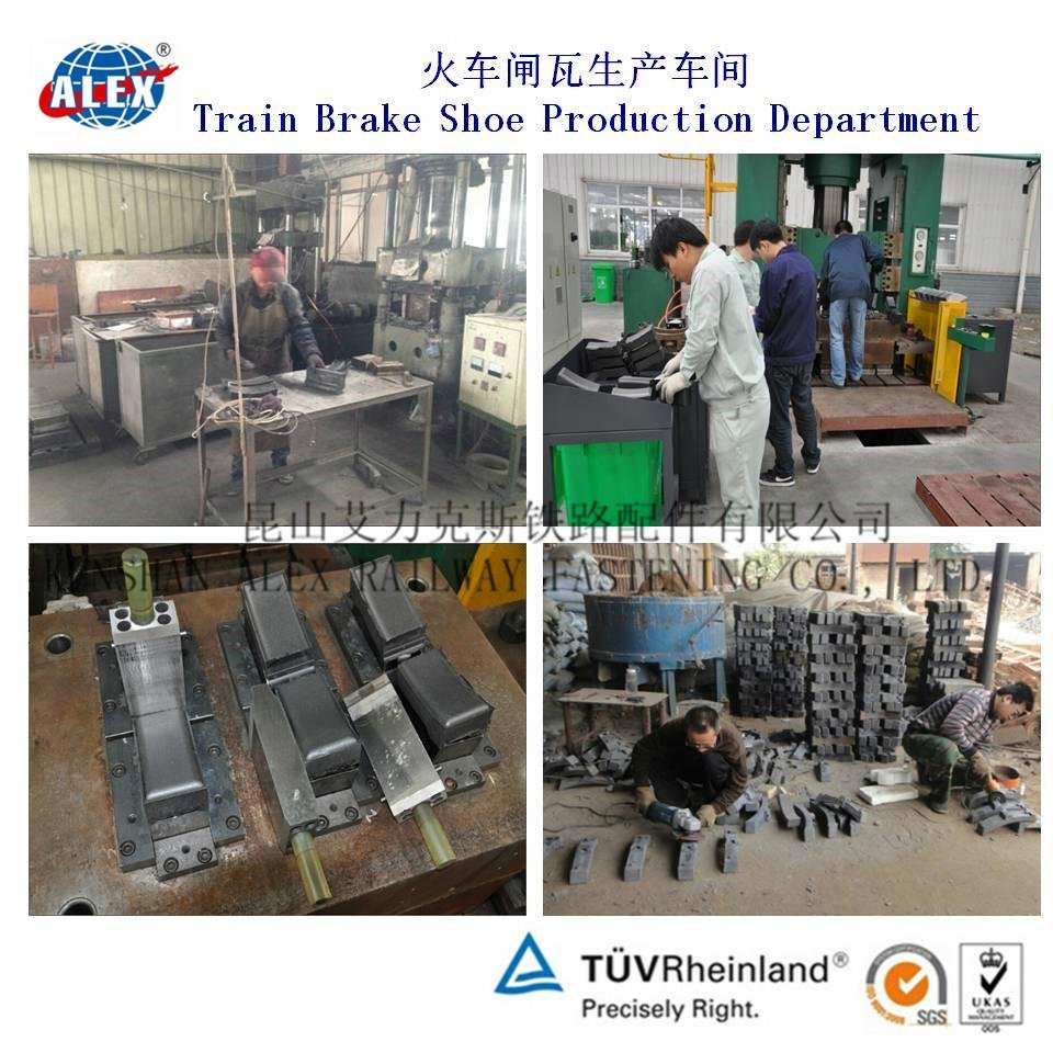 Railway composite brake block manufacturer for Railway Rail Fasteners 5
