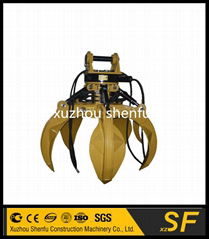 xuzhou sf five teeth grab log grab stone grab for sale