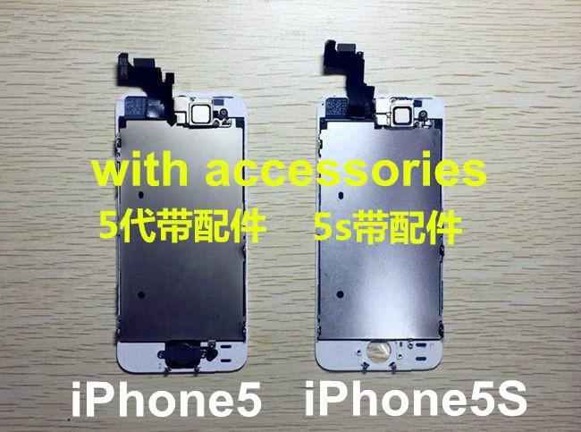 brand new LCD display replacement with touch screen digitizer for iPhone 5 3