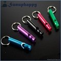 Top quality custom colorful survival aluminum alloy whistle  2