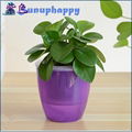 Factory directly custom plastic self-watering flowerpot  3