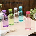 Wholesale custom colorful creative BPA free plastic soda drinking bottle 1