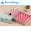 High quality custom colorful socks and underwear storage box 1