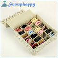 High quality custom colorful socks and underwear storage box 5