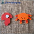 Factory supplier wholesale custom animal shape wooden fridge magnets 2