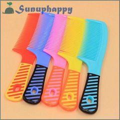 Top sale wholesale custom plastic colorful comb