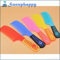 Top sale wholesale custom plastic colorful comb 2