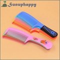 Top sale wholesale custom plastic colorful comb 3