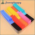 Top sale wholesale custom plastic colorful comb 4