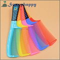 Top sale wholesale custom plastic colorful comb 5