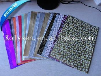 Colorful Aluminum Foil Paper Laminated Chocolate Wrapping Paper
