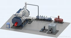 Candy factory use industrial steam boiler gas fired boiler