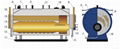 diesel oil fired industral steam boiler