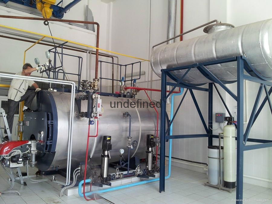 Industrial steam boiler for food and drink factory 5