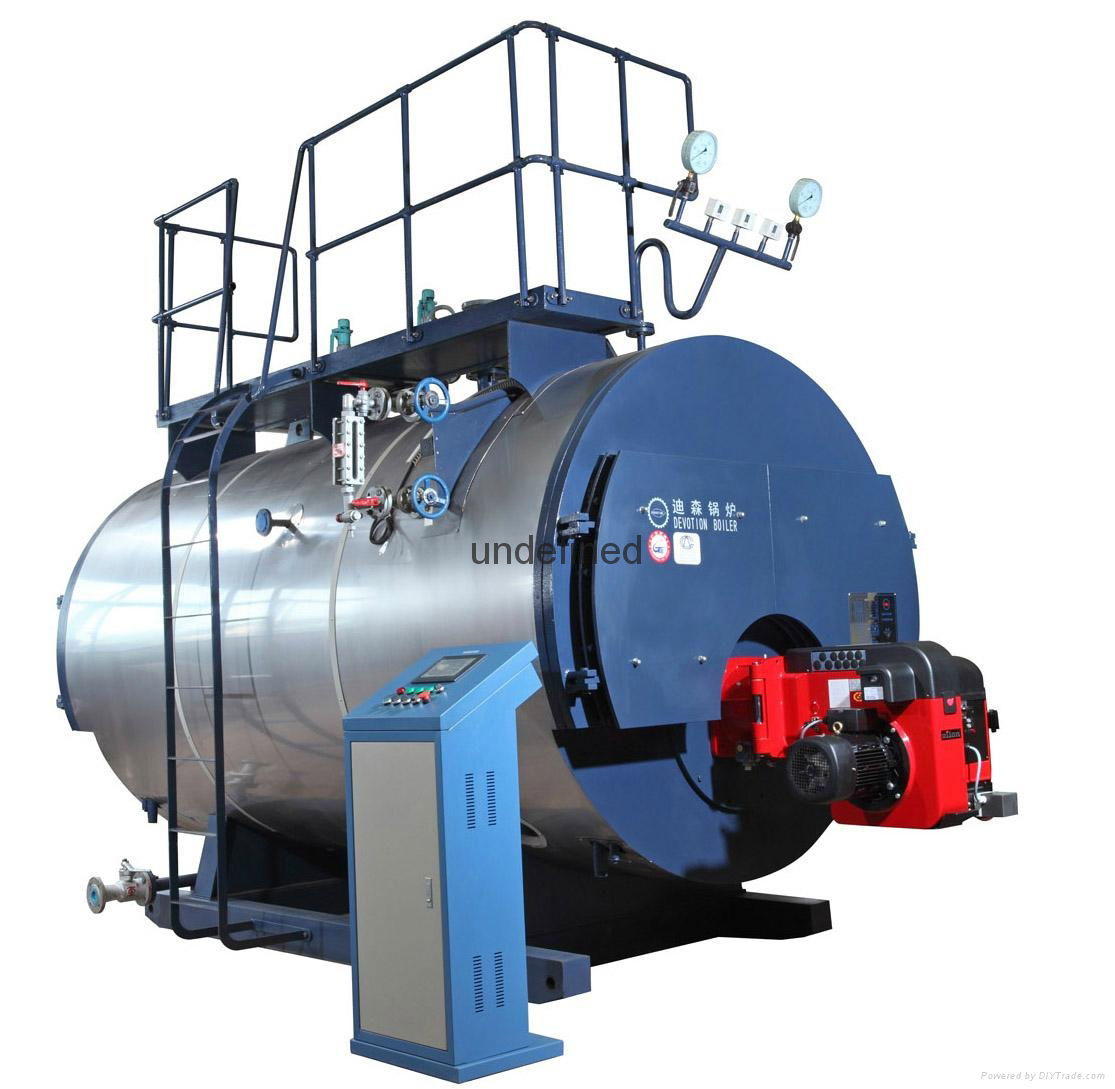High pressure fire tube industrial steam boiler 1T 2