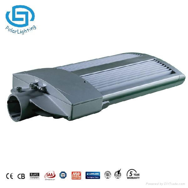 135W Bridgelux LED Street Light With Mean Well Driver IP66 Aluminium 120lm/w 3