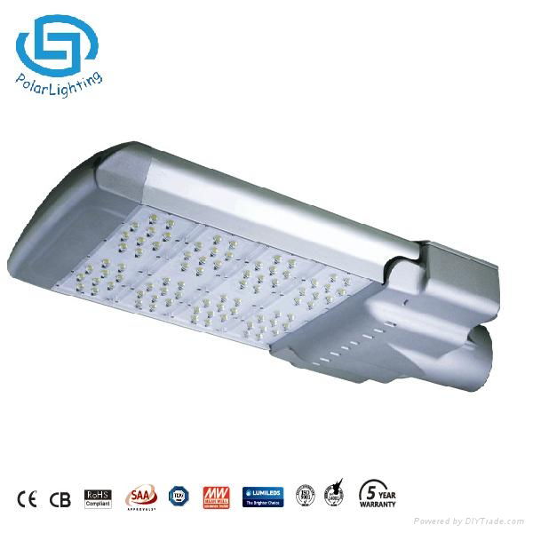 135W Bridgelux LED Street Light With Mean Well Driver IP66 Aluminium 120lm/w 2