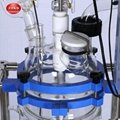 High Temperature Lab Vacuum Distillation Glass Reactor Device 5