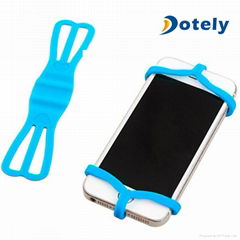 High Strength Silicone Straps Flexible Light Phone Holder