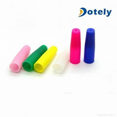 E Cigarette Colorful Silicone Mouthpiece Cover Cap for Disposable