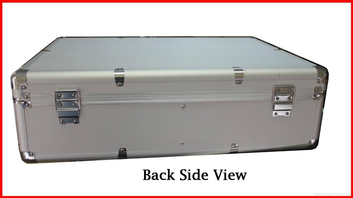 Silver Aluminum CD Media Storage Case Custom R&G/Custom R&G/Custom