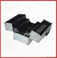 New Quality Silver Aluminum Tool Case with Extendable Trays Custom