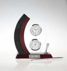 Conda Luxury Wooden desk clock