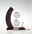 Conda Luxury Wooden desk clock 2