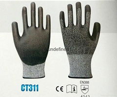 Cut Resistance 3/5 PU safety glove