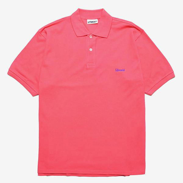 Cotton polo shirt with logo embroidery